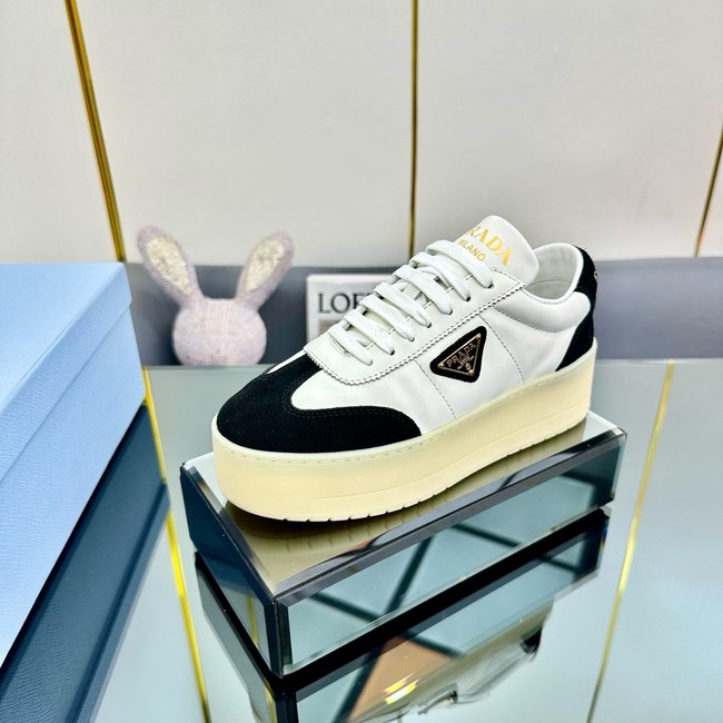 Prada Downtown Bold leather sneakers 45031-2
