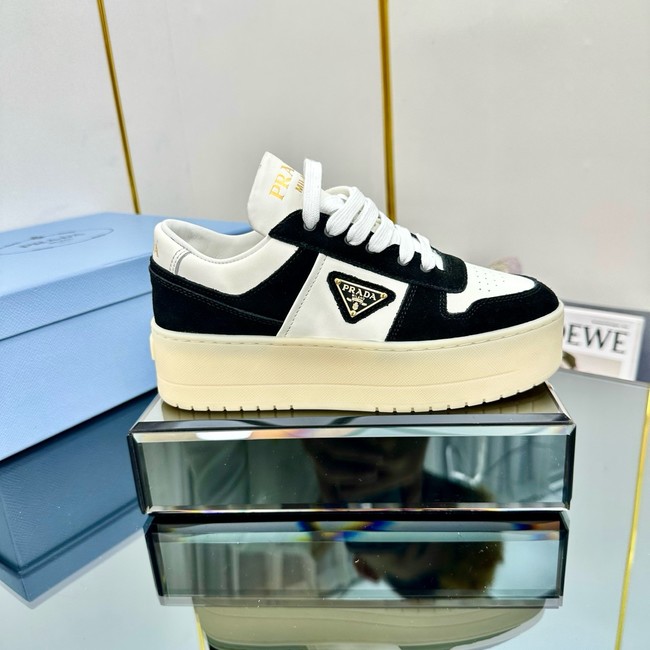 Prada Downtown Bold leather sneakers 45031-3