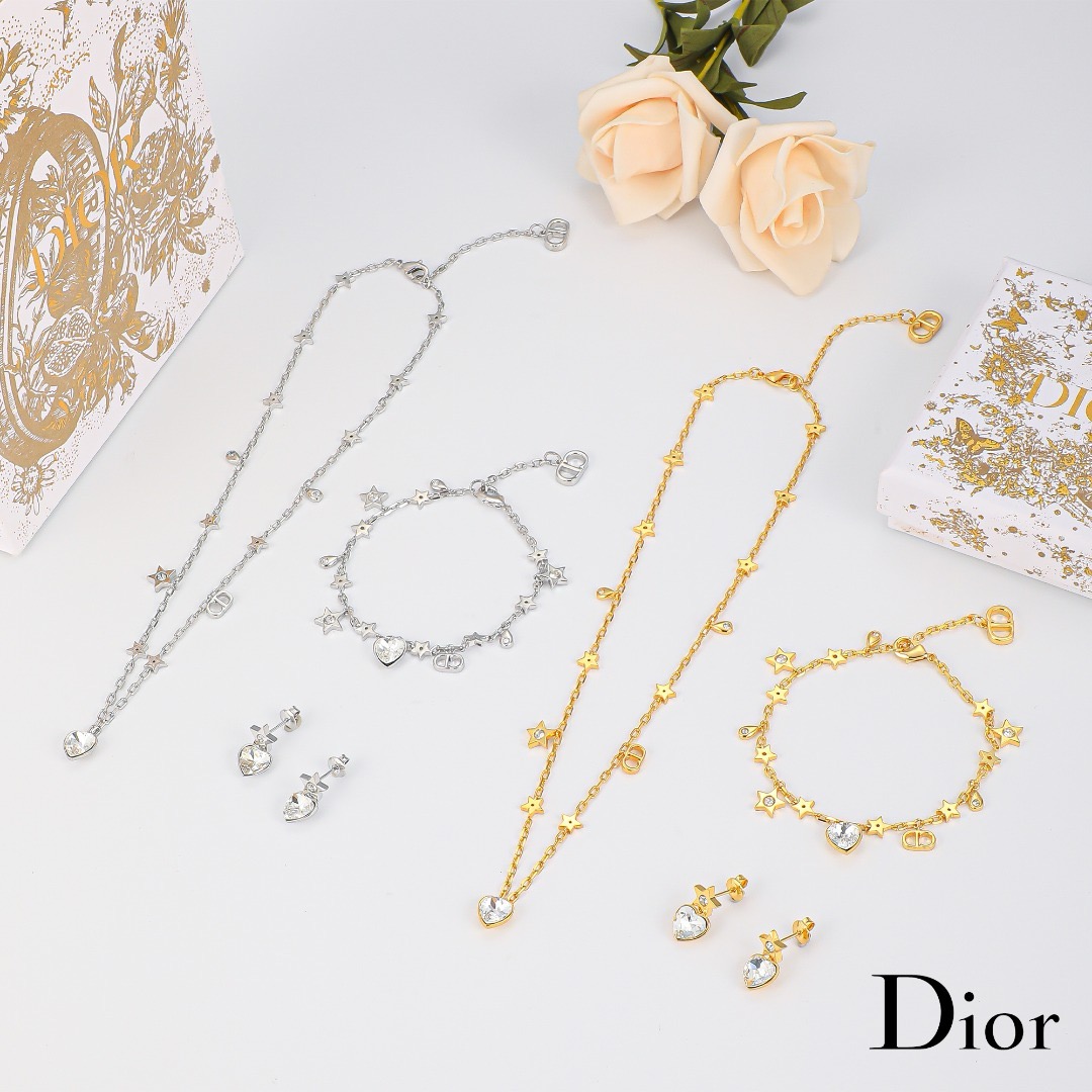 Dior necklace&Bracelet&Earring CE81083