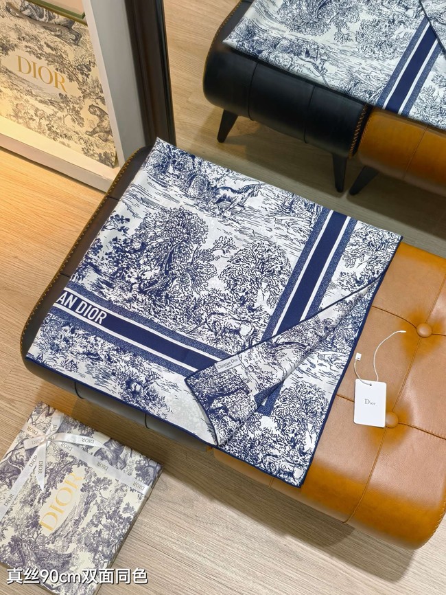 Dior Shawl Cashmere and Silk Jacquard KY090