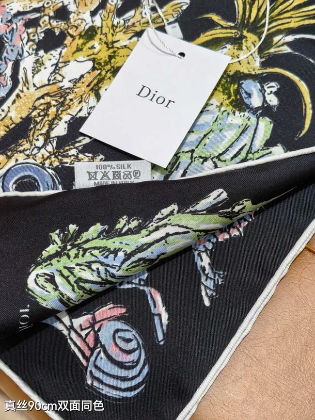 Dior Shawl Cashmere and Silk Jacquard KY091