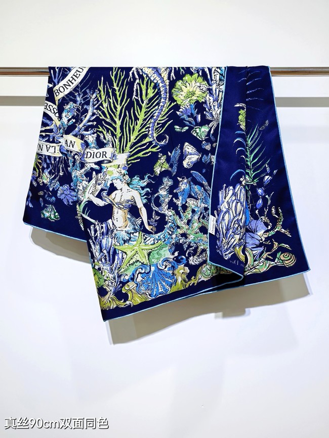 Dior Shawl Cashmere and Silk Jacquard KY092