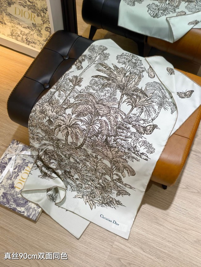 Dior Silk Twill Square Scarf KY077