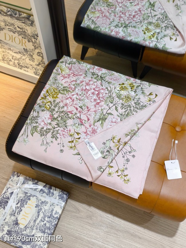 Dior Silk Twill Square Scarf KY075
