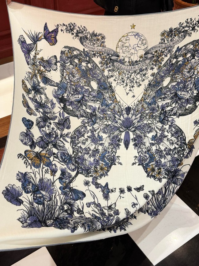 Dior Shawl Wool Silk and Cotton KY193