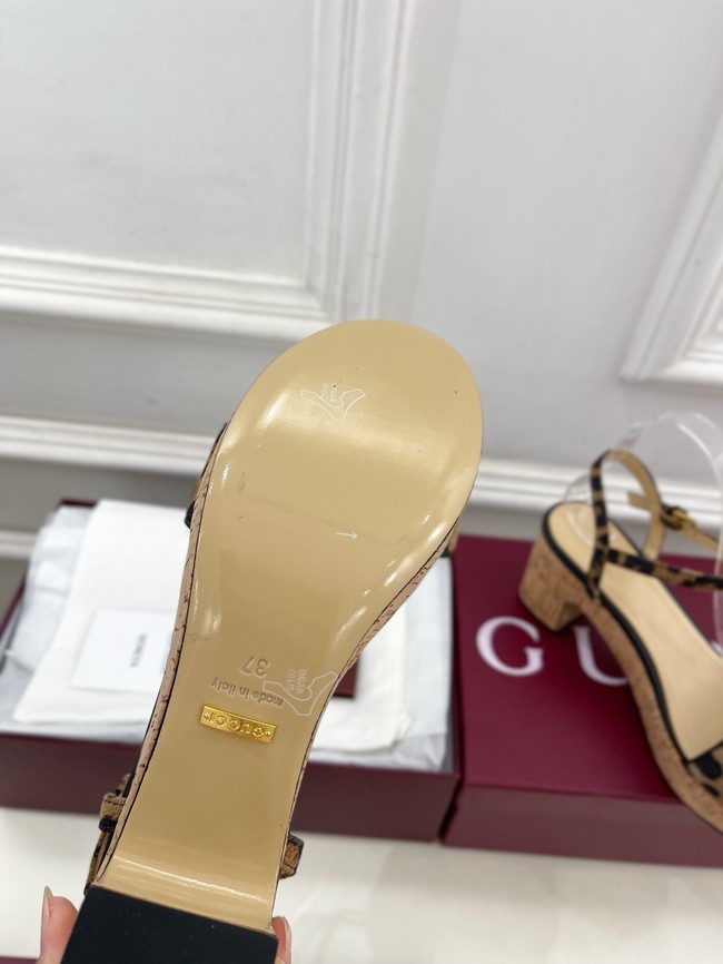 Gucci Womens Horsebit flatform sandal 45096-1