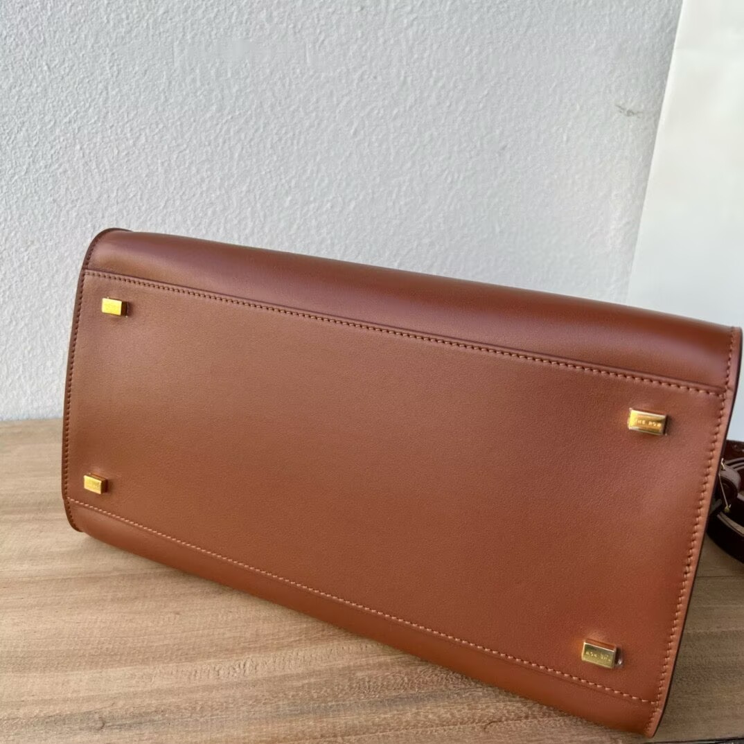 The Row Original Leather Handle Bag R70992 Brown The Row Original Leather Handle Bag R70992 Brown