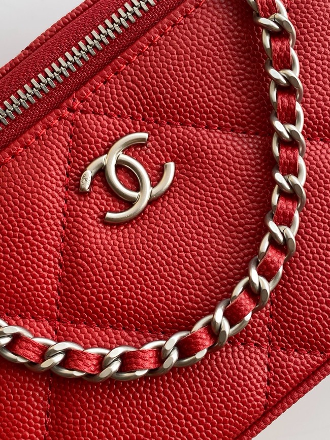 Chanel Long Vanity with chain AP4933 red