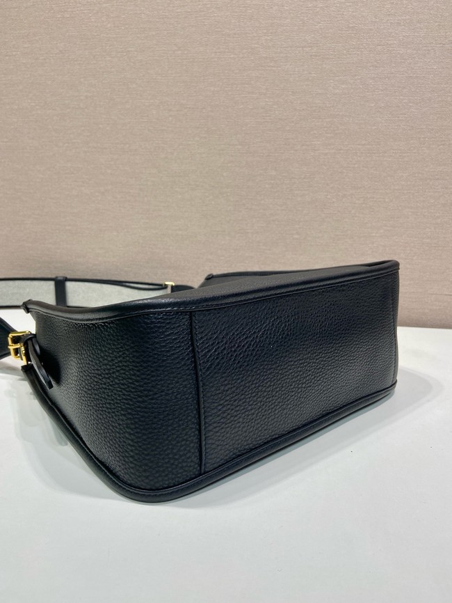 Prada Leather bag with shoulder strap 1BC073 black
