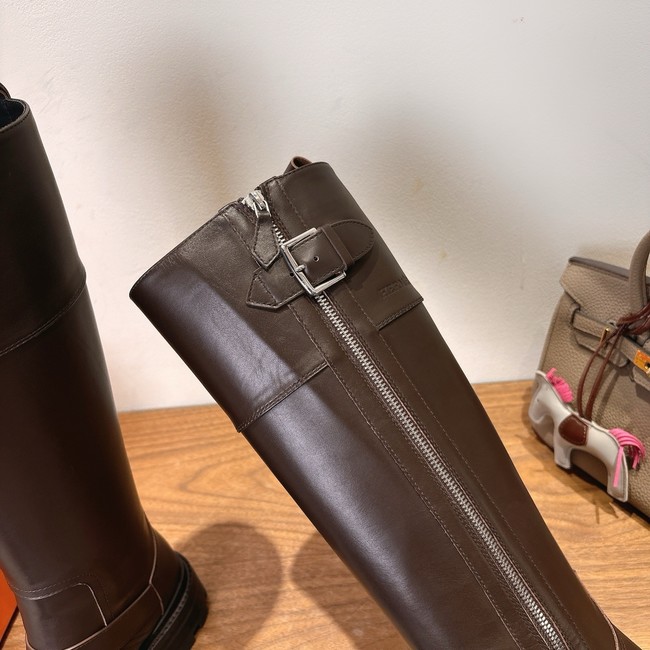 Hermes Calfskin High Boot 45108-4