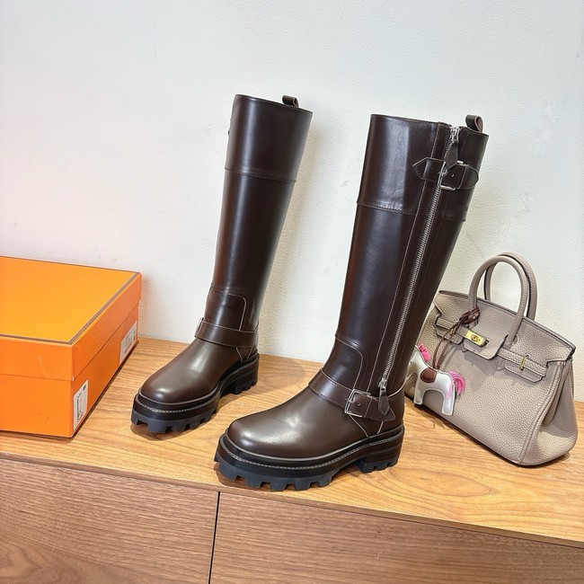 Hermes Calfskin High Boot 45108-4