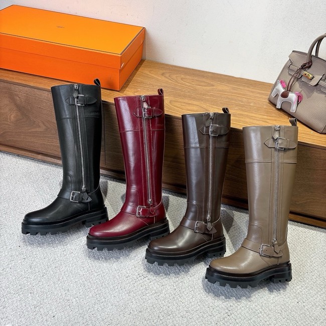 Hermes Beaubourg High Boot 45108-1