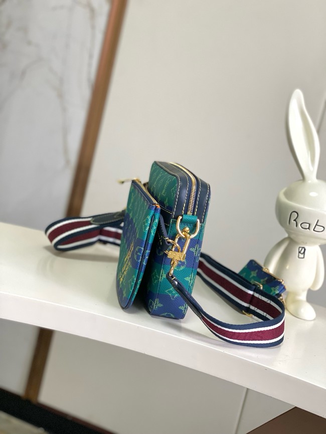 Louis Vuitton Trio Messenger M26026 Blue Stripes