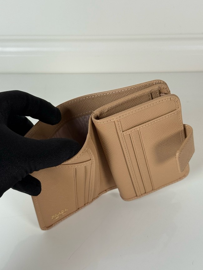 Prada Card Holder Wallet 1ML018 Apricot