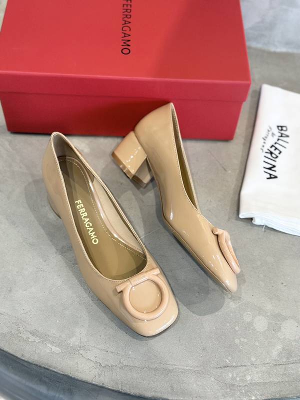 Ferragamo Shoes FMS00088 Heel 4CM