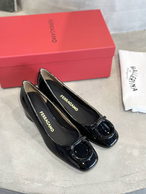 Ferragamo Shoes FMS00089 Heel 4CM