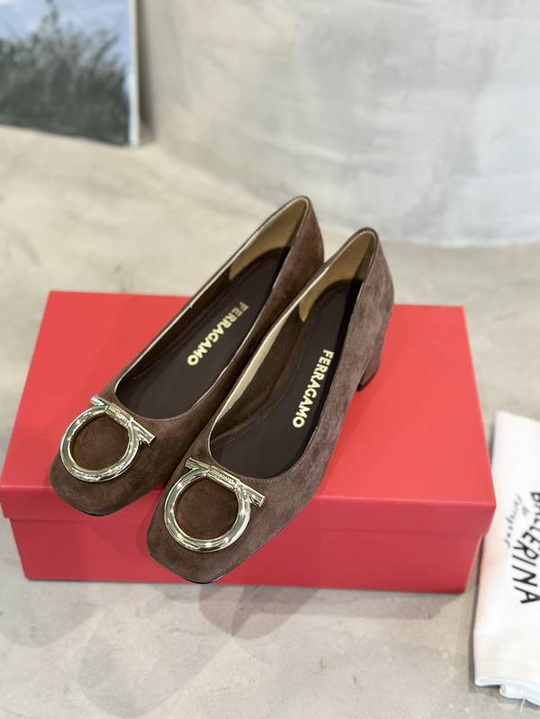 Ferragamo Shoes FMS00090 Heel 4CM