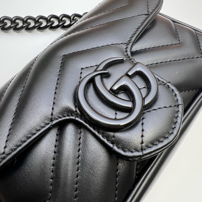 Gucci GG Marmont mini shoulder bag 699757 black