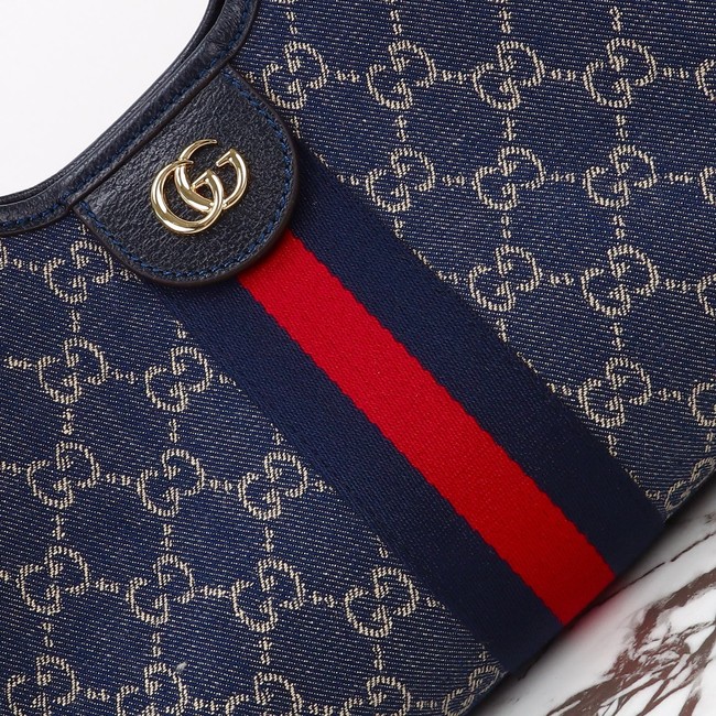 Gucci Giglio small tote bag 860845 blue