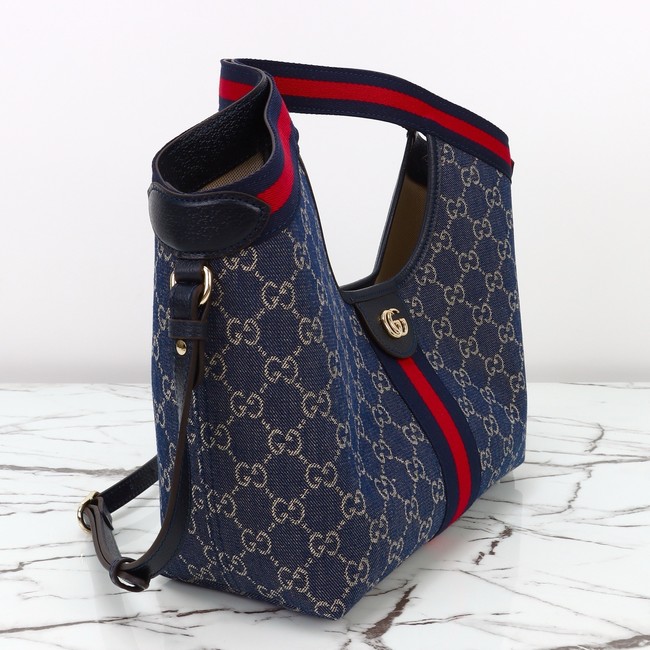 Gucci Giglio small tote bag 860845 blue