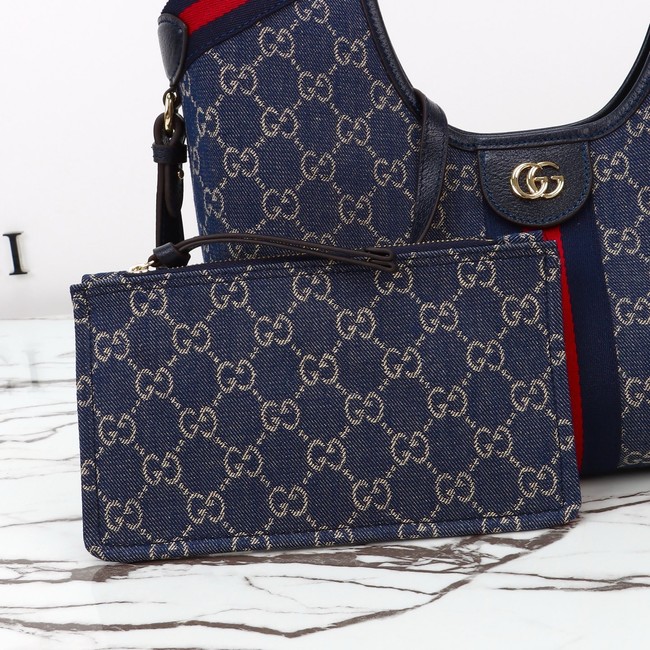 Gucci Giglio small tote bag 860845 blue