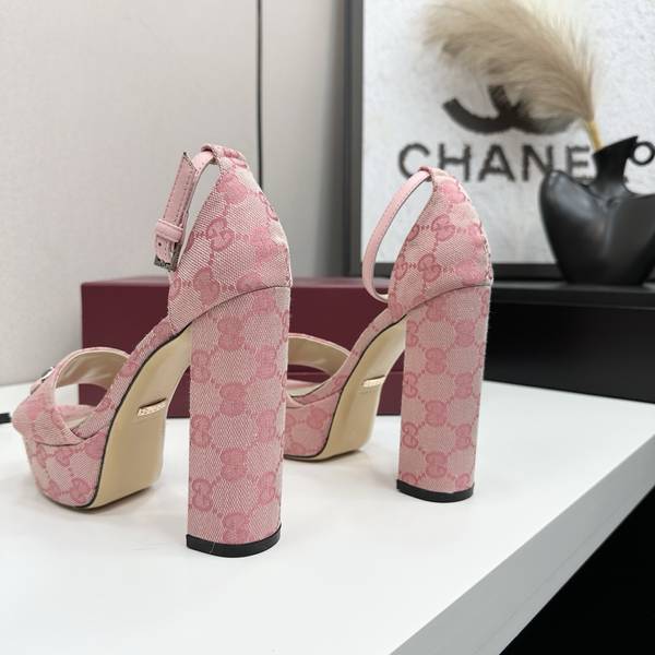 Gucci Shoes GUS00877 Heel 13CM