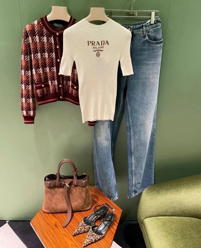 Prada medium leather tote bag 1BA434 Caramel