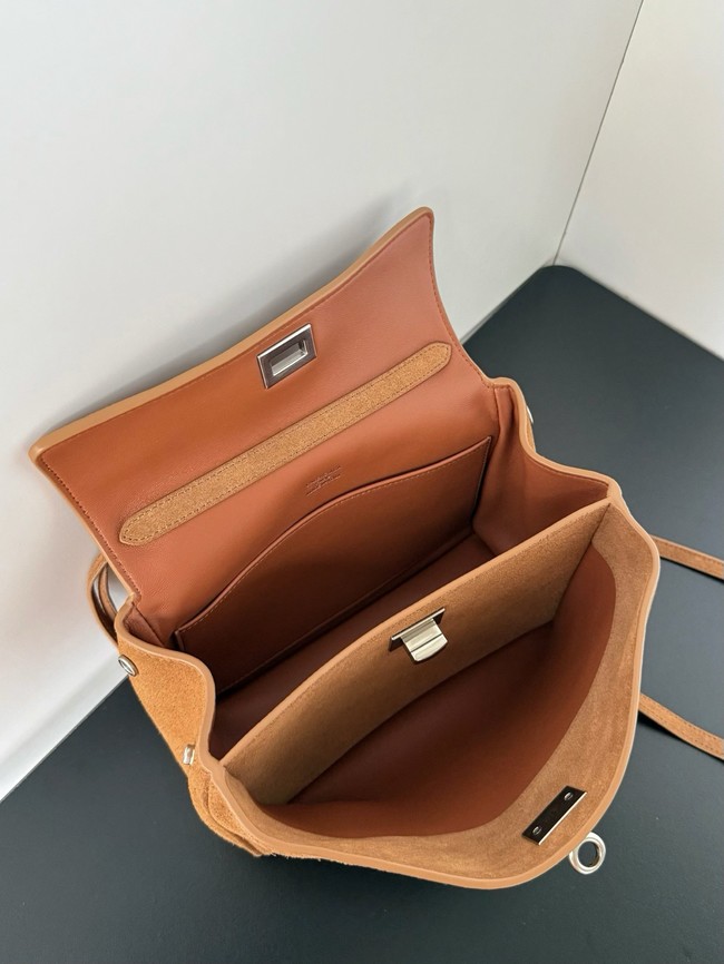 Balenciaga Rodeo Mini Handbag suede shoulder 795456 tan
