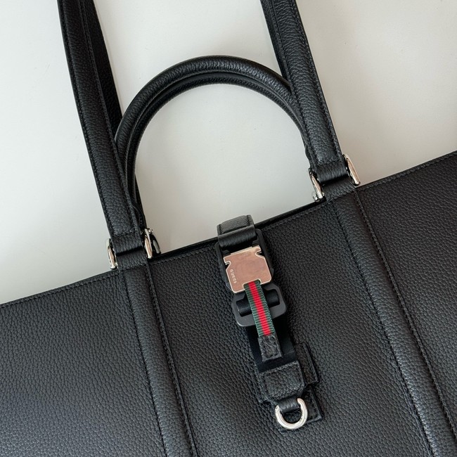 Gucci leather tote bag 816753 black