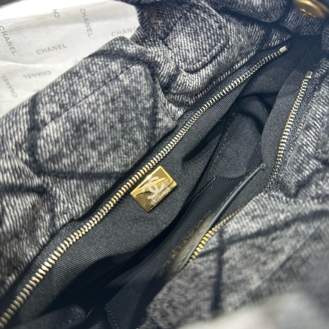 Chanel Denim Mini Bow Bag AS5849 black