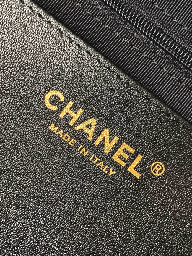 Chanel Velvet-Effect Nylon Mini Bow Bag AS5849 dark blue