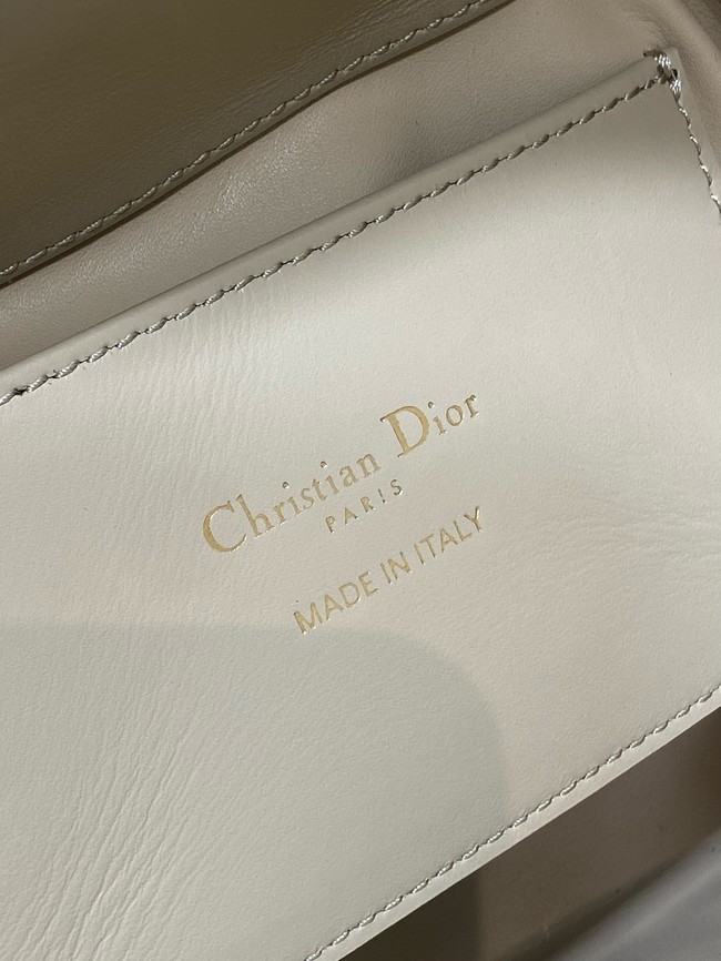 Dior Toujours Vertical Nano Tote Bag Macrocannage Calfskin S6100 beige