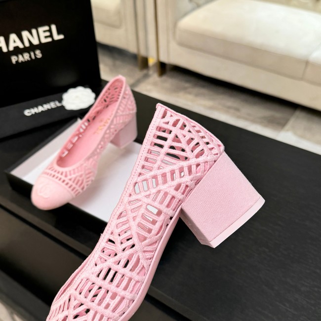 Chanel Embroidered Cotton Ballet shoes 69878-2