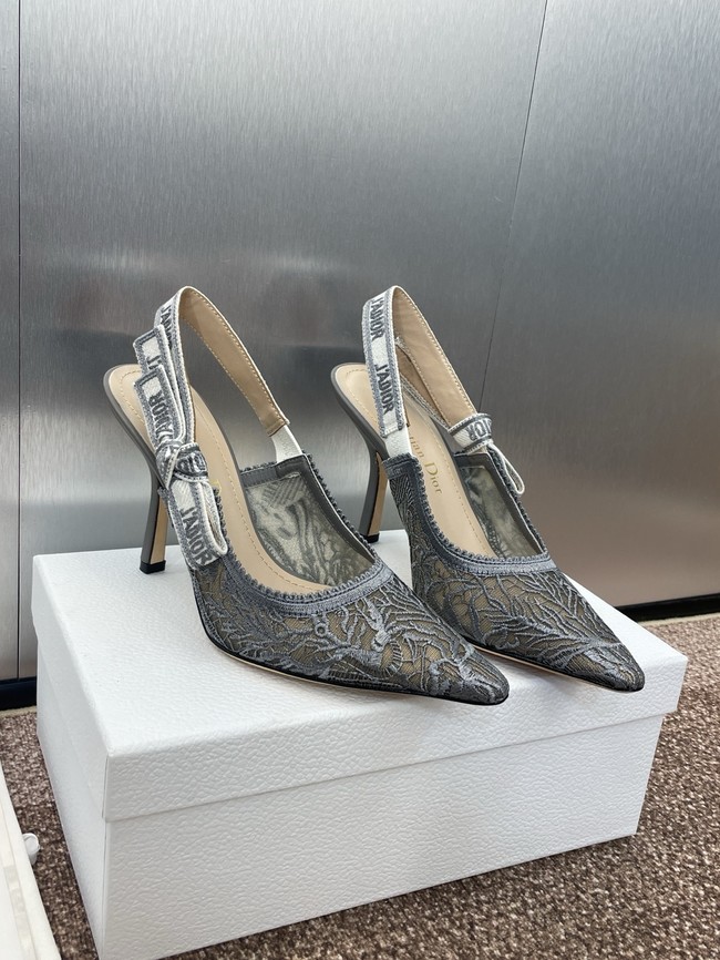 JAdior Slingback Pump Cotton Embroidered KCP867DQ-3