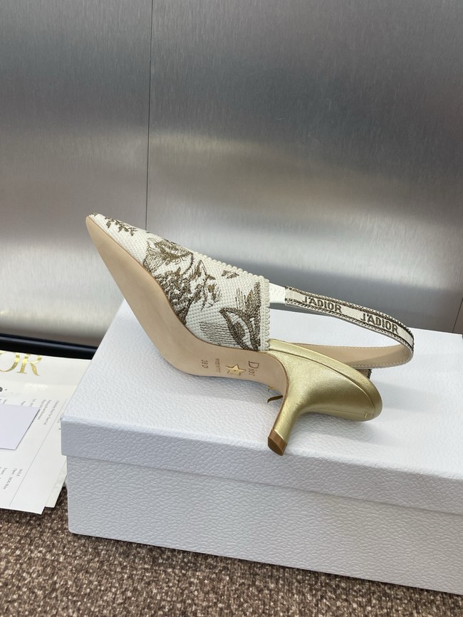 JAdior Slingback Pump Cotton Embroidered KCV367DLN-2