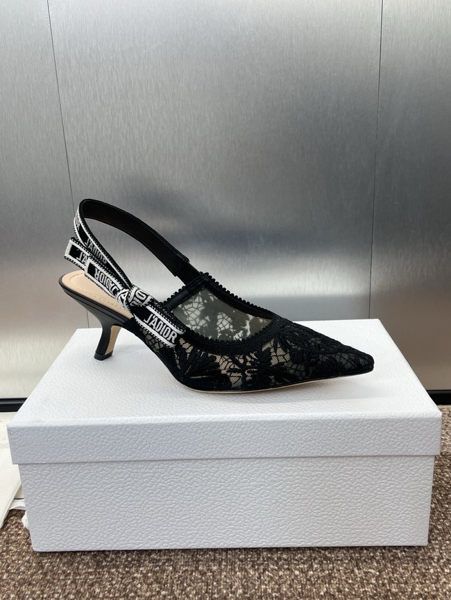 JAdior Slingback Pump Cotton Embroidered KCV367DLN-5