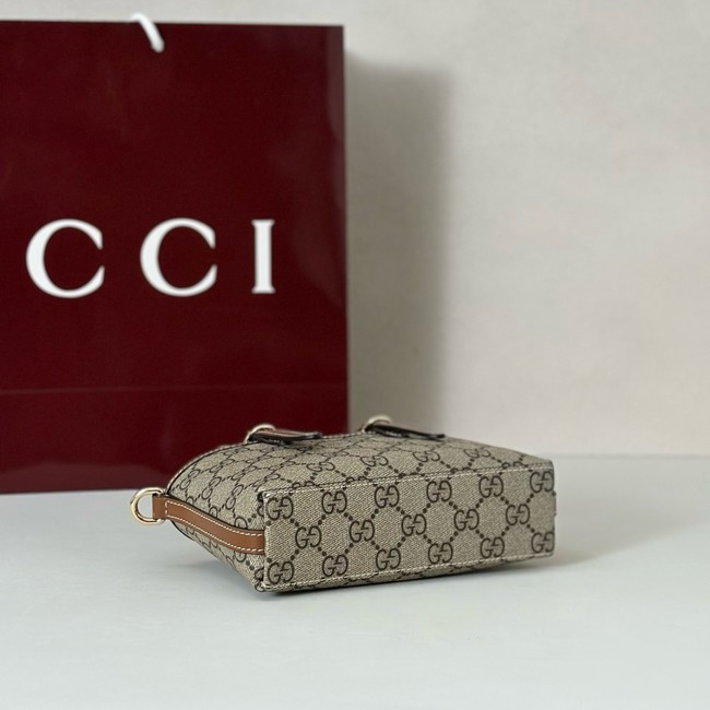Gucci GG Emblem mini bag 855491 Brown