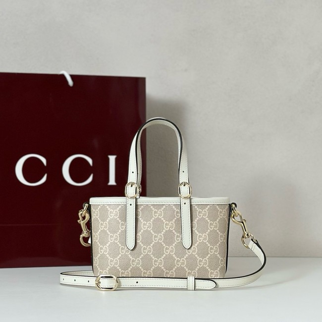 Gucci GG Emblem mini bag 855491 WHITE
