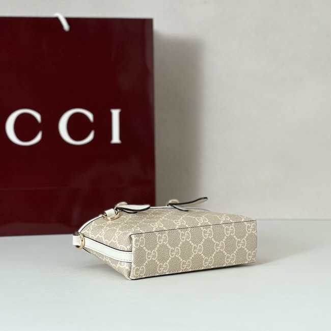 Gucci GG Emblem mini bag 855491 WHITE