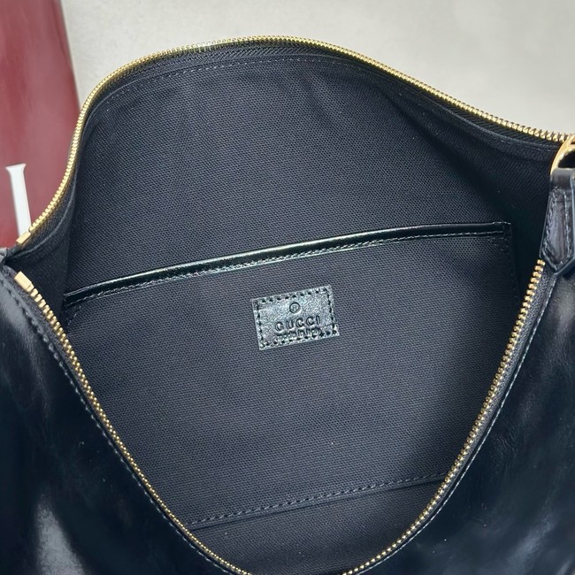 Gucci Half Horsebit large shoulder bag 862530 black