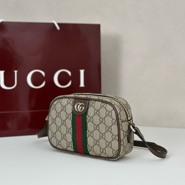 Gucci Ophidia small camera bag 838480 dark brown