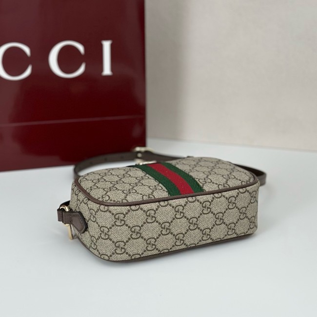 Gucci Ophidia small camera bag 838480 dark brown