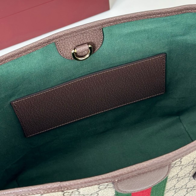 Gucci Ophidia small tote bag 836831 dark brown
