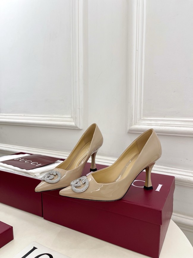 Gucci Womens pump with crystal Interlocking G 852995 -1