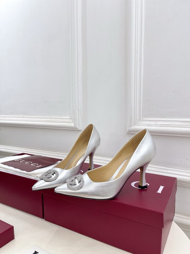 Gucci Womens pump with crystal Interlocking G 852995 -6