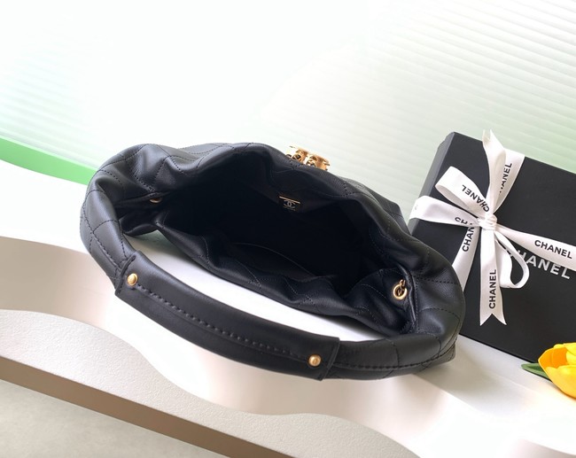 CHANEL Hobo Handbag AS5976 black