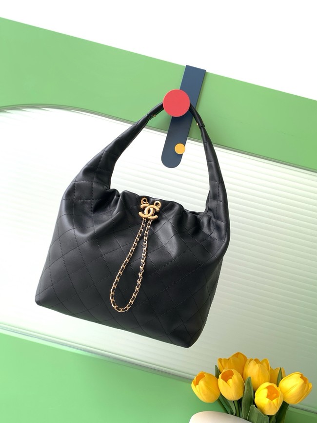 CHANEL Large Hobo Bag AS5967 black