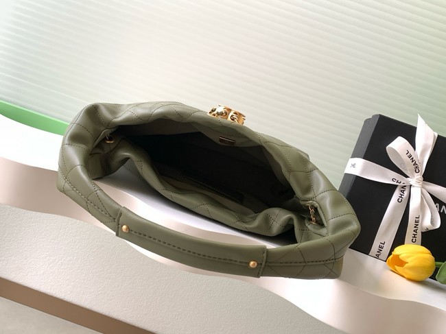 CHANEL Large Hobo Bag AS5967 green