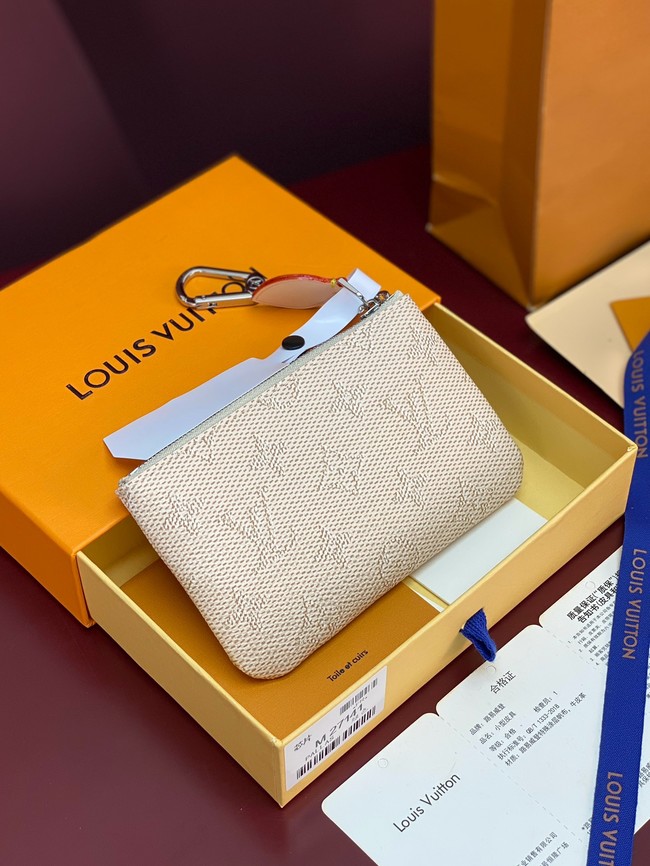 Louis Vuitton NEW Key Pouch S M27141 Linen