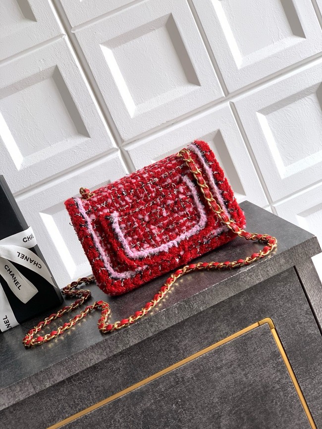 Chanel Mini Classic Handbag A69900 red